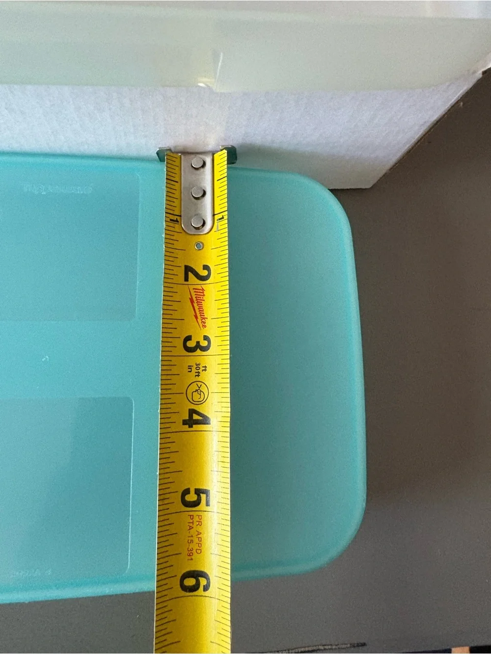 Tupperware Freezer Mates Set of 2 Rectangular Storage Containers Teal Aqua